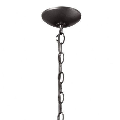 Dame Anvil Iron 2-Light Indoor/Outdoor Taper Candle Pendant