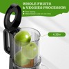 WHUTO Cold Press Juicer, Juicer Machines with 4.35'' Wide Feed Chute, Ergonomic Operational Panel Design, Platinum Knob - 2 of 4