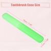 Unique Bargains Lightweight Plastic Travel Toothbrush Case 7.48"x1.06" 2 Pcs - 4 of 4