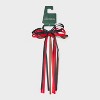 Satin Double Bows on Ponies Hair Clip Set 3pc - Wild Fable™ Brown/Black/Red - 2 of 3
