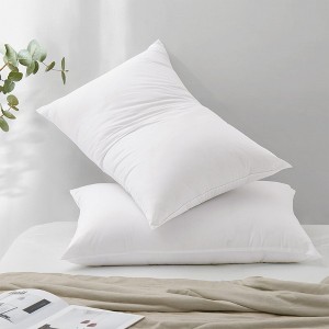 Peace Nest 2 Pack Fluffy Down Alternative Bed Pillows for Back,Stomach, Side Sleeper - 1 of 4