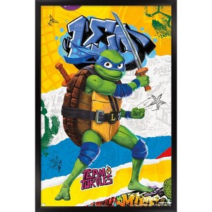 Trends International Teenage Mutant Ninja Turtles: Mutant Mayhem - Leonardo Framed Wall Poster Prints - 1 of 4