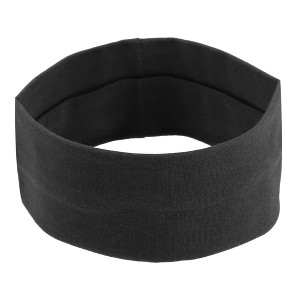 Unique Bargains Cotton Sweatbands Stretchy Moisture Wicking Headband for Sports 1 PCS - 1 of 4