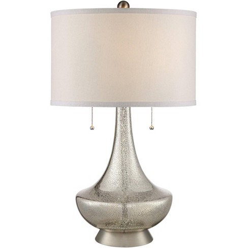 Possini Euro Design Modern Table Lamp, Mercury Glass Table Lamps