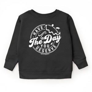 The Juniper Shop SmileyWorld Have The Day You Deserve Circle Youth Sweatshirt - 1 of 4