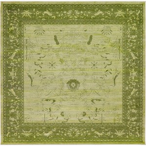 Unique Loom    La Jolla Floral Area Rug - 1 of 4