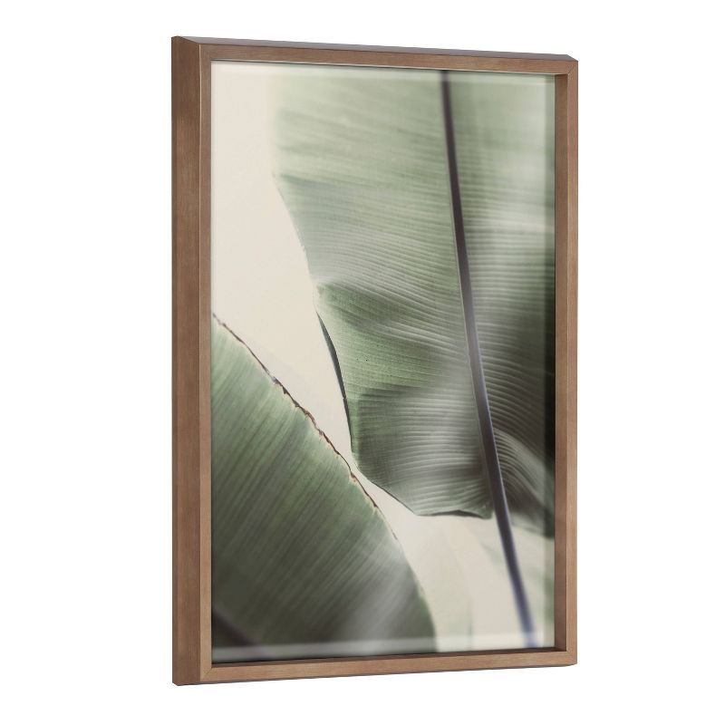 18&#34; x 24&#34; Blake Vintage Palms Framed Printed Glass by Alicia Abla Gold - Kate &#38; Laurel All Things Decor, 1 of 9