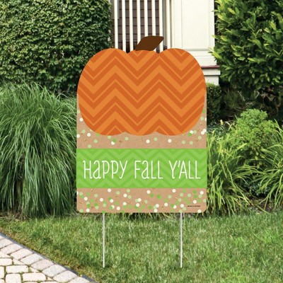 Big Dot of Happiness Pumpkin Patch - Party Decorations - Fall, Halloween or Thanksgiving Welcome Yard Sign