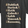 Women's - Disney - Dahlia, Darlo, Hal, Gabo, Safi, Simon, & Bazeema Short Sleeve Graphic T-Shirt - image 2 of 4