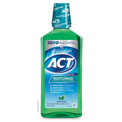 Act Restoring Mouthwash Mint Burst - 33.8 fl oz