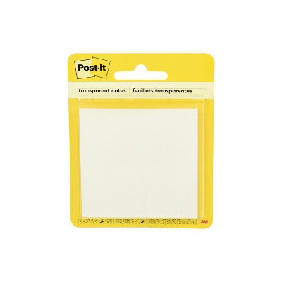 Post-it 36ct Transparent Notes 2.8"x2.8"