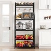 Whizmax Kitchen Bakers Rack, Coffee Bar with Storage 5-Tiers, Microwave Stand Kitchen Rack, Kitchen Shelf, Bookshelf - 2 of 4