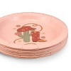 20ct 6.3" Western Snack Plates Pink - 3 of 3