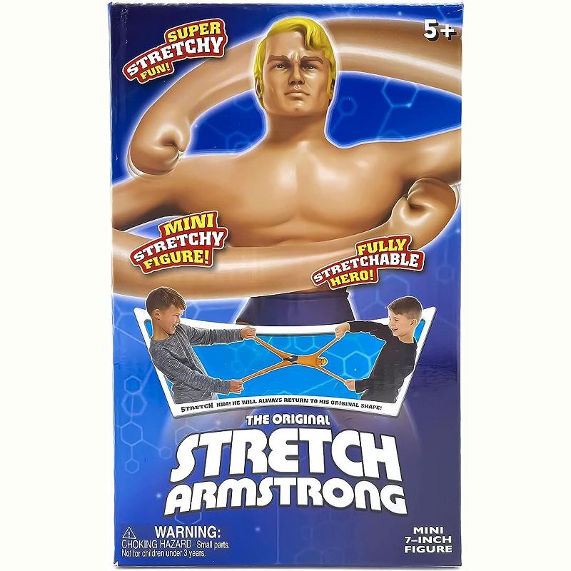 The Original Stretch Armstrong Super Stretch Figure Super Hero 7" Toy, 1 of 7