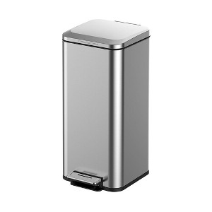 WhizMax 8 Gallon/30L Step Trash Can with Removable Inner Bucket - 1 of 4