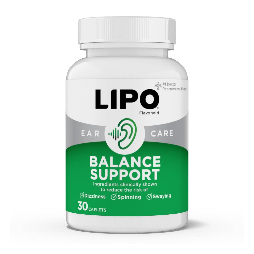 Photos - Vitamins & Minerals Lipo-Flavonoid Advanced Inner Ear Balance Support Supplement Caplets - 30ct