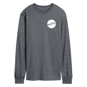 Men's - Mattel - Mattel Original Logo Pocket Size Long Sleeve Graphic T-Shirt - 1 of 3
