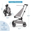 Lightweight Baby Travel Stroller – Compact & Airplane-Friendly, One-Handed Folding Design - 4 of 4