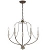 Generation Lighting Nadia 5 Lights Distressed White Wood Chandelier - 3 of 3