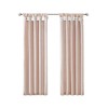 PAGED Faux Silk Blackout Curtains for Bedroom,Window Curtain Panel with Twisted Tab Top,Lined,Curtains for Living Room,Machine Washable - 2 of 4