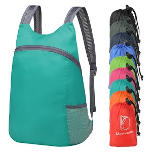 Unique Bargains Camping Cycling Outdoor Ultra Lightweight Foldable Water-Repellent Backpack 20L - 1 of 4
