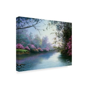 Anthony Casay 'Garden Scene 11' Canvas Art - 1 of 3