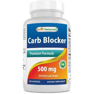 Best Naturals Carb Blocker 180 Capsules - 1 of 4
