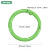 Unique Bargains Metal Spring O Rings Zinc Alloy Durable Multipurpose Lightweight Buckle - 3 of 4