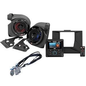 MTX Audio RZR-14-THUNDER2 2-speaker amplified audio system for 2014+ Polaris RZR vehicles Without RideCommand - 1 of 4