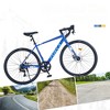 VisioGear Bicycles, 27.5 Inch Road Bike for Women and Men, 7 Speed Road Bike, Blue, 68.8"*26.37"*39.37" - 3 of 4