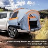 Pickup Truck Tents Fit 6.5 Ft Bed, Waterproof PU2000mm Double Layer Truck Bed Tent with Rainfly for 2 Person, Portable Truck Tent for Camping,Travel - 3 of 4