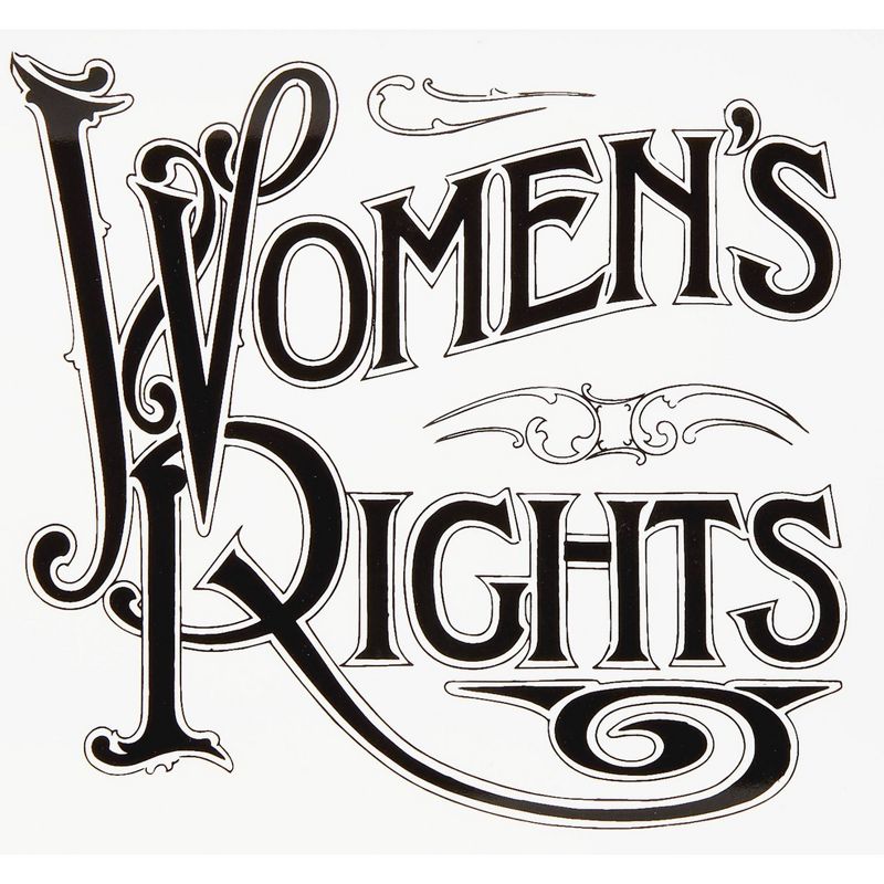 6&#34; x 4&#34; Porcelain Women&#39;s Rights Tray - Rosanna, 3 of 4