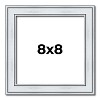 PosterPalooza | Square Classic Silver Picture Frame - UV Acrylic, Foam Board Backing, Hanging Hardware - 2 of 4