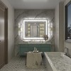 Apmir Super Bright 192 LEDs/m Front LED Lighted Anti-Fog Tempered Glass Bathroom/Vanity Mirror with ETL & 3-Year Warranty - 2 of 4