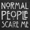 Mens Normal People Scare Me T shirt Funny Introvert Sarcastic Sarcasm Joke Tee - Crazy Dog Men's T Shirt - 2 of 4
