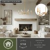 VAXCEL Annabelle 6 Light Farmhouse Chandelier Candelabra - 2 of 4