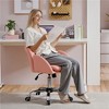 Yaheetech Modern Swivel Rolling Desk Chair with Armrests for Home Office - 2 of 4