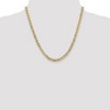Black Bow Jewelry 4.5mm, 14k Yellow Gold, Solid Concave Anchor Chain Necklace - 2 of 4