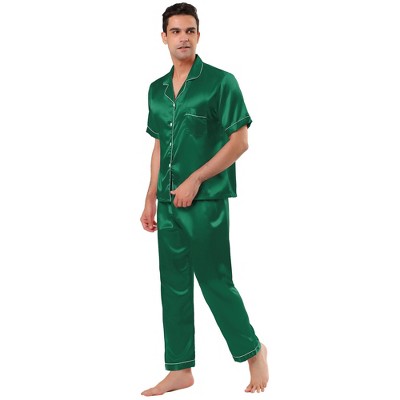 Mens satin pajamas discount target