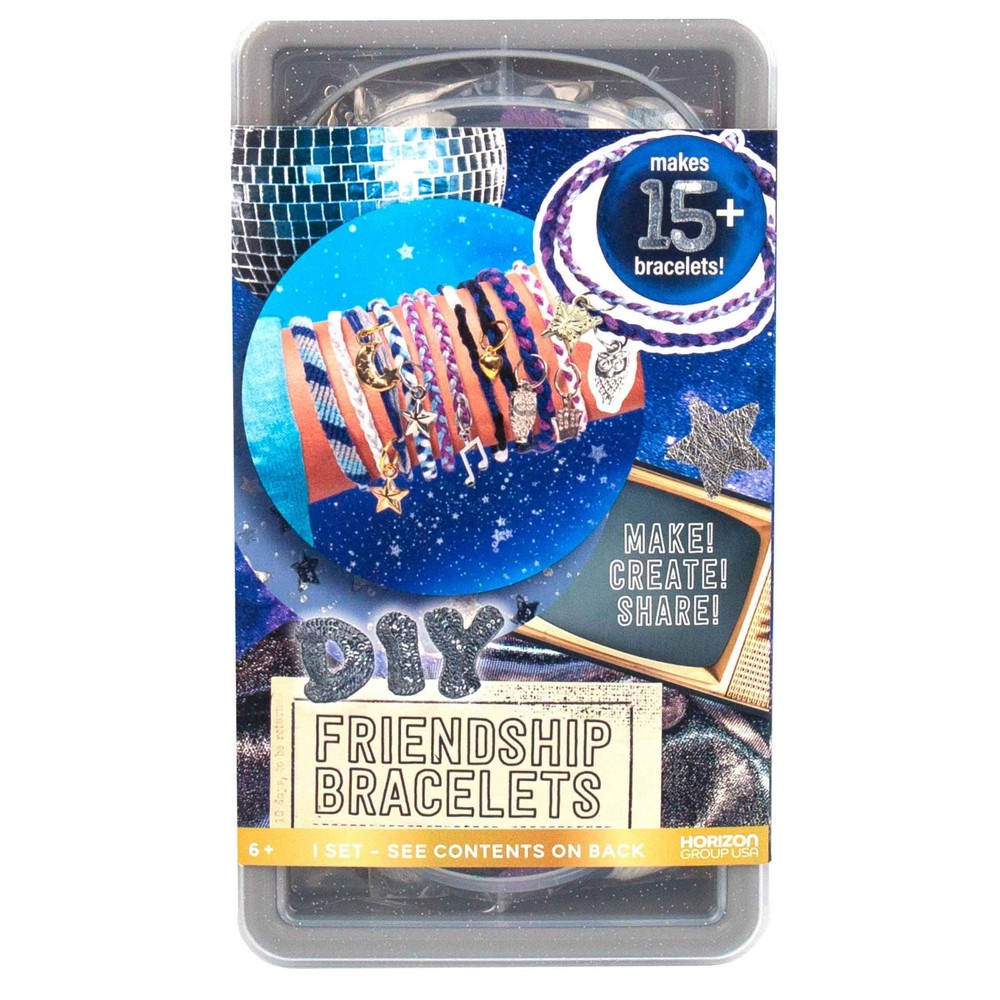 Midnight Friendship ABS Beaded Bracelet Kit 23pc - Bullseye's Playground™