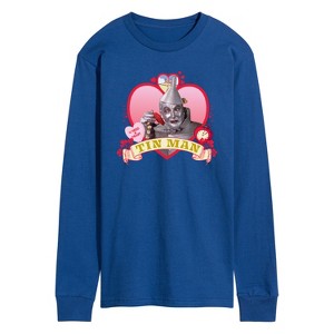 Men's - Wizard of Oz - Heart Tin Man Long Sleeve Graphic T-Shirt - 1 of 4
