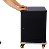 NAYSAYE Heavy Duty Hand Truck Dolly Aluminum Frame with Professional Casters for Moving, Silver, 18.1"*12"*5.3" - 2 of 4