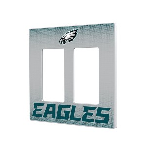 NFL NFC Teams Linen Hidden-Screw Light Switch Plate for Double Rocker - 1 of 4