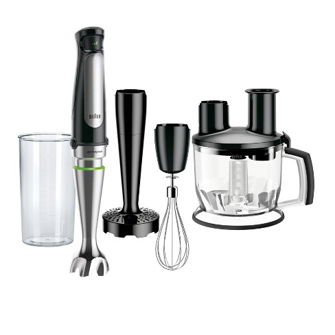 Braun Multiquick Hand Blender With 6 Cup Food Processor Mq7077 : Target
