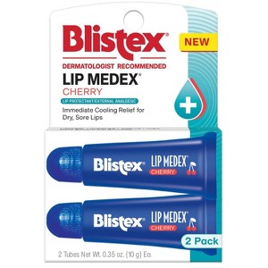 Blistex Medex Lip Tube Serum - Cherry - 0.35oz/2pk - 1 of 4