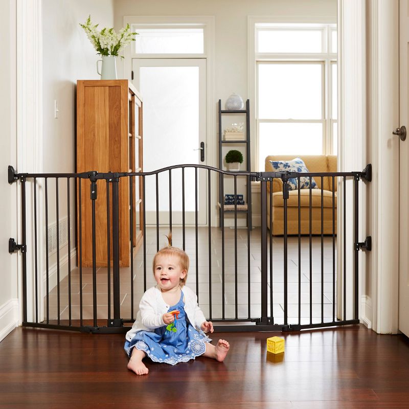 Toddleroo by North States Gathered Home Baby Gate - Matte Bronze -  38.3&#34;-72&#34; Wide, 2 of 6