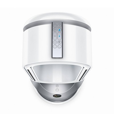 White and Silver Smart Air Purifier with HEPA Filter