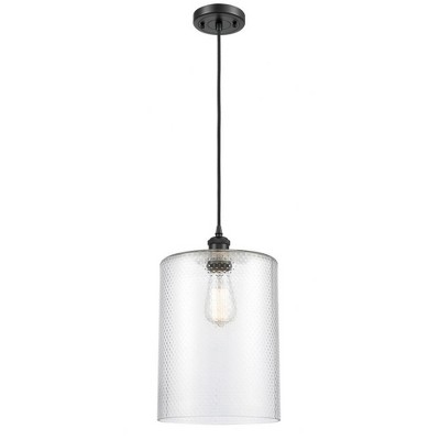 Cobbleskill - 1 Light Cord Hung Mini Pendant In Industrial Style-14 Inches Tall and 9 Inches Wide