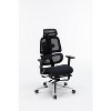 MaseiKar Big and Tall Mesh Office Chair with Footrest- Adjustable Seat Depth and Backrest, Adaptive Lumbar Support, 4D Arms, Ergonomic High Back Desk - 4 of 4