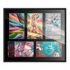 PosterPalooza | Black Finish Collage Frame - Black Mat, 20 Frame Sizes to Choose From, UV Acrylic - 4 of 4